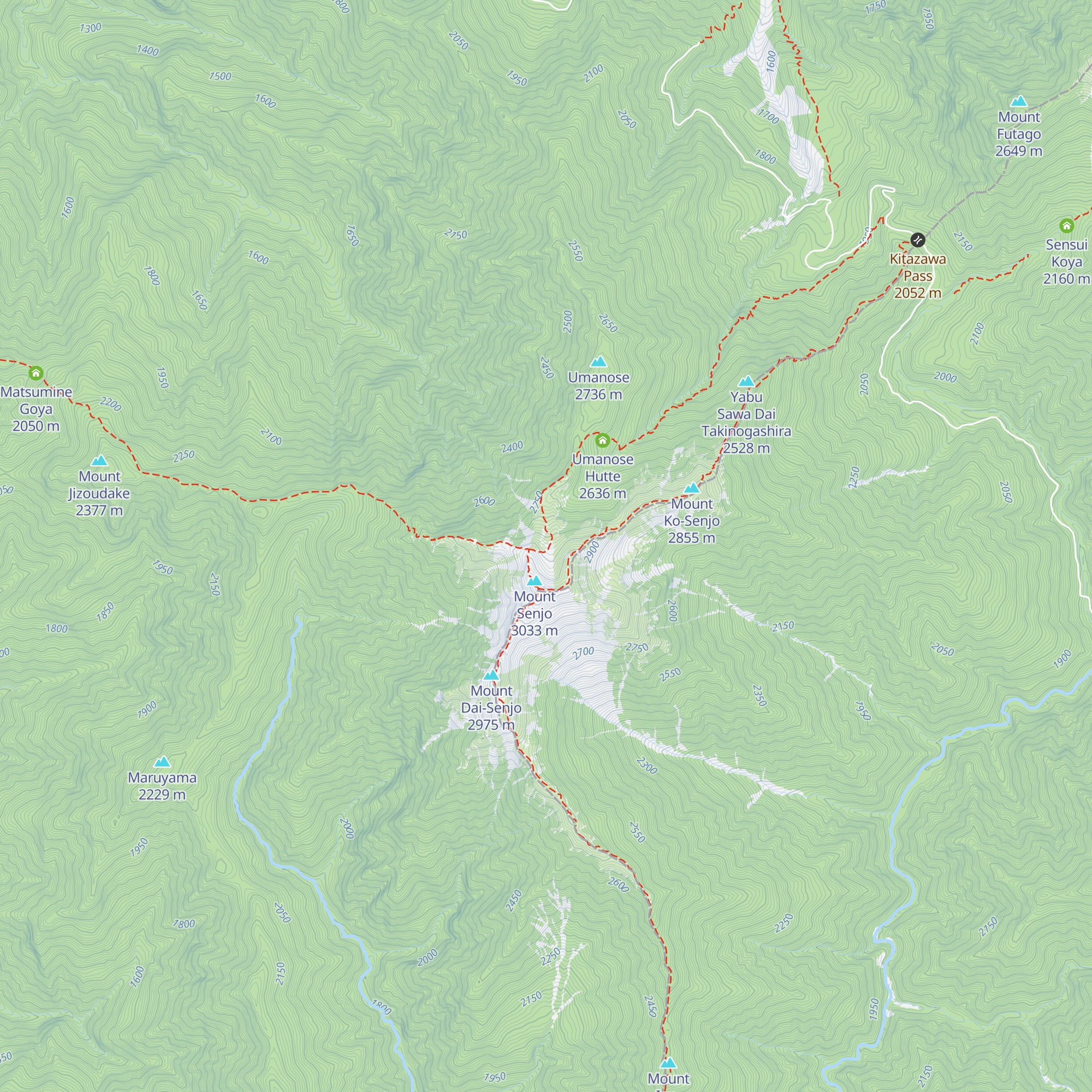 Senjo Goya map