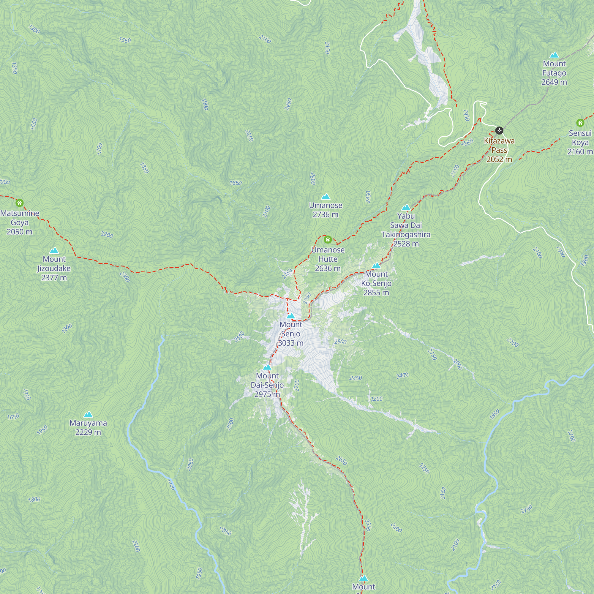 Senjo Goya map
