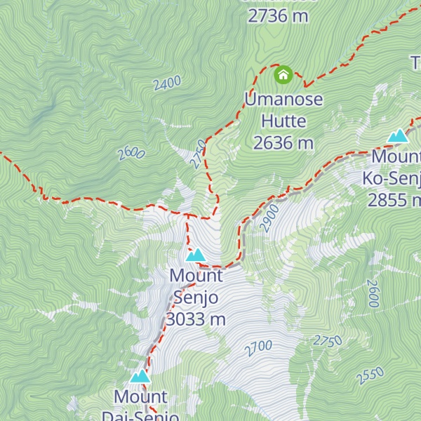 Map of Senjo Goya