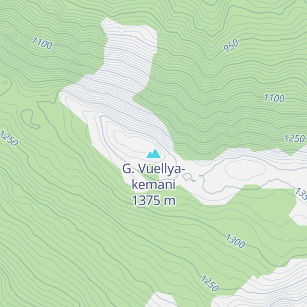 Map of G. Vuellya-kemani