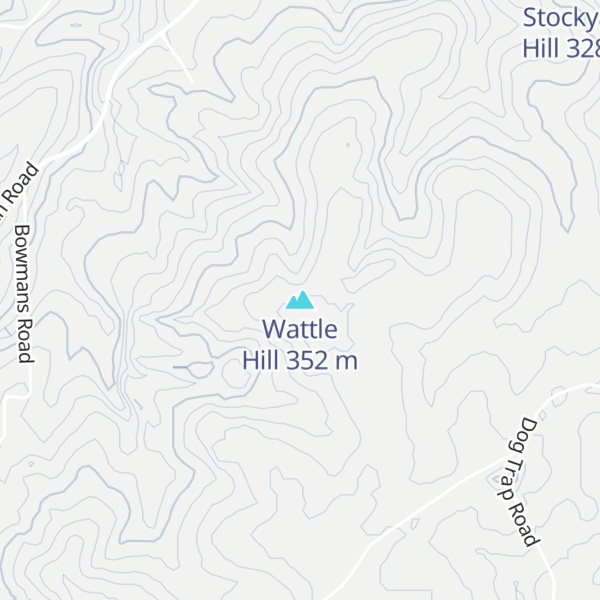 Map of Wattle Hill