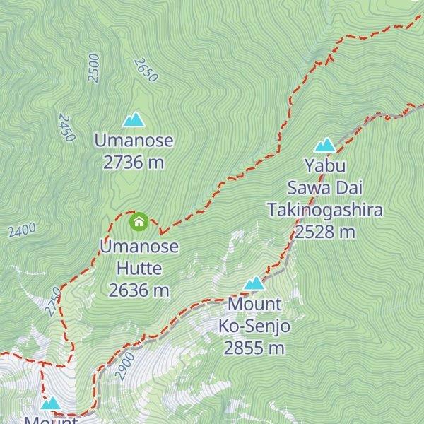 Map of Yabu Sawa Koya