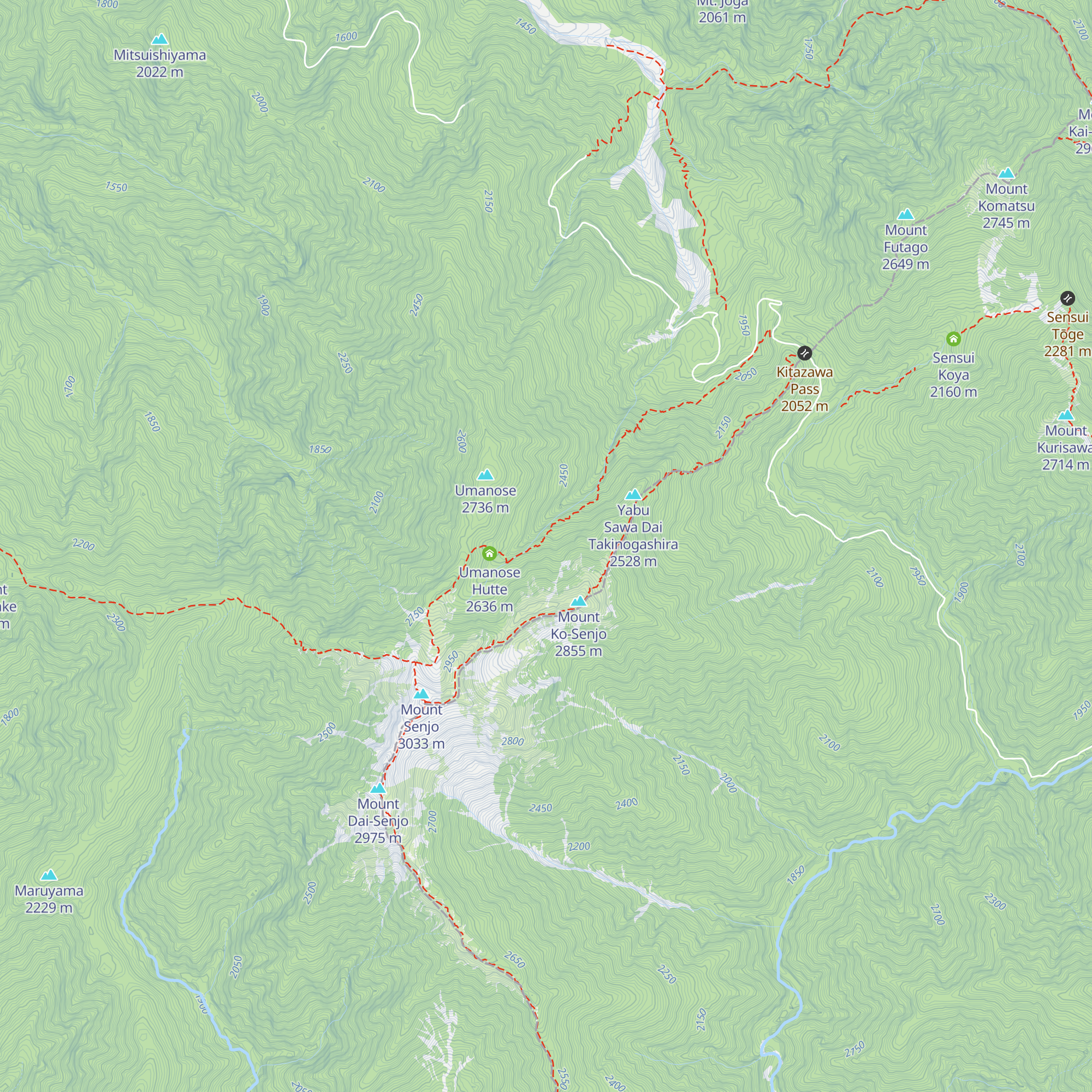 Yabu Sawa Koya map