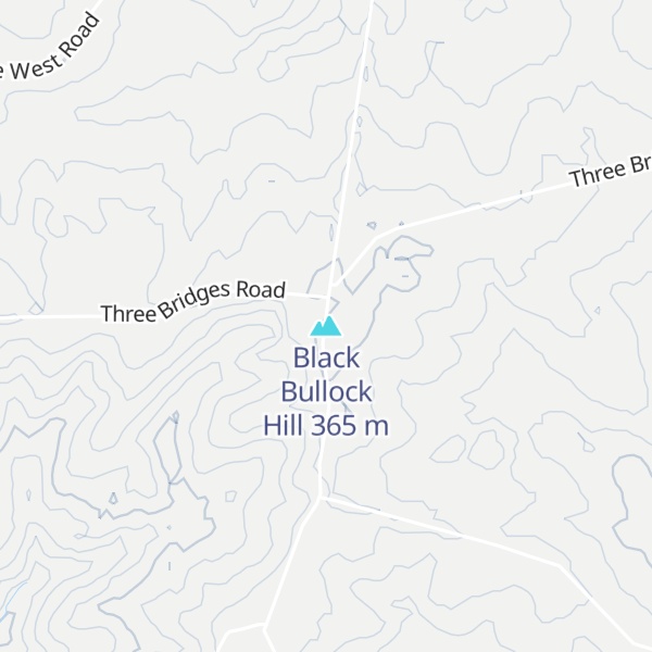 Map of Black Bullock Hill