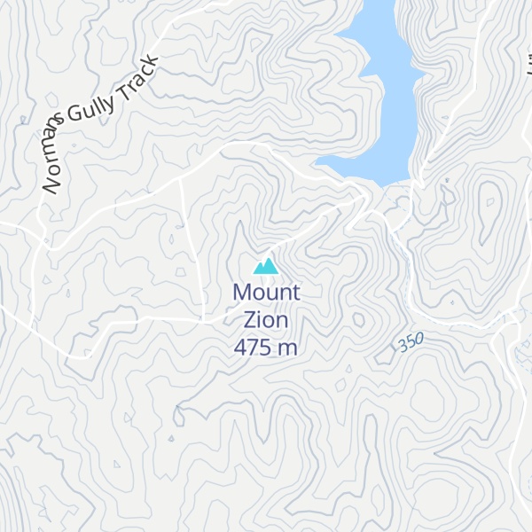 Map of Mount Zion