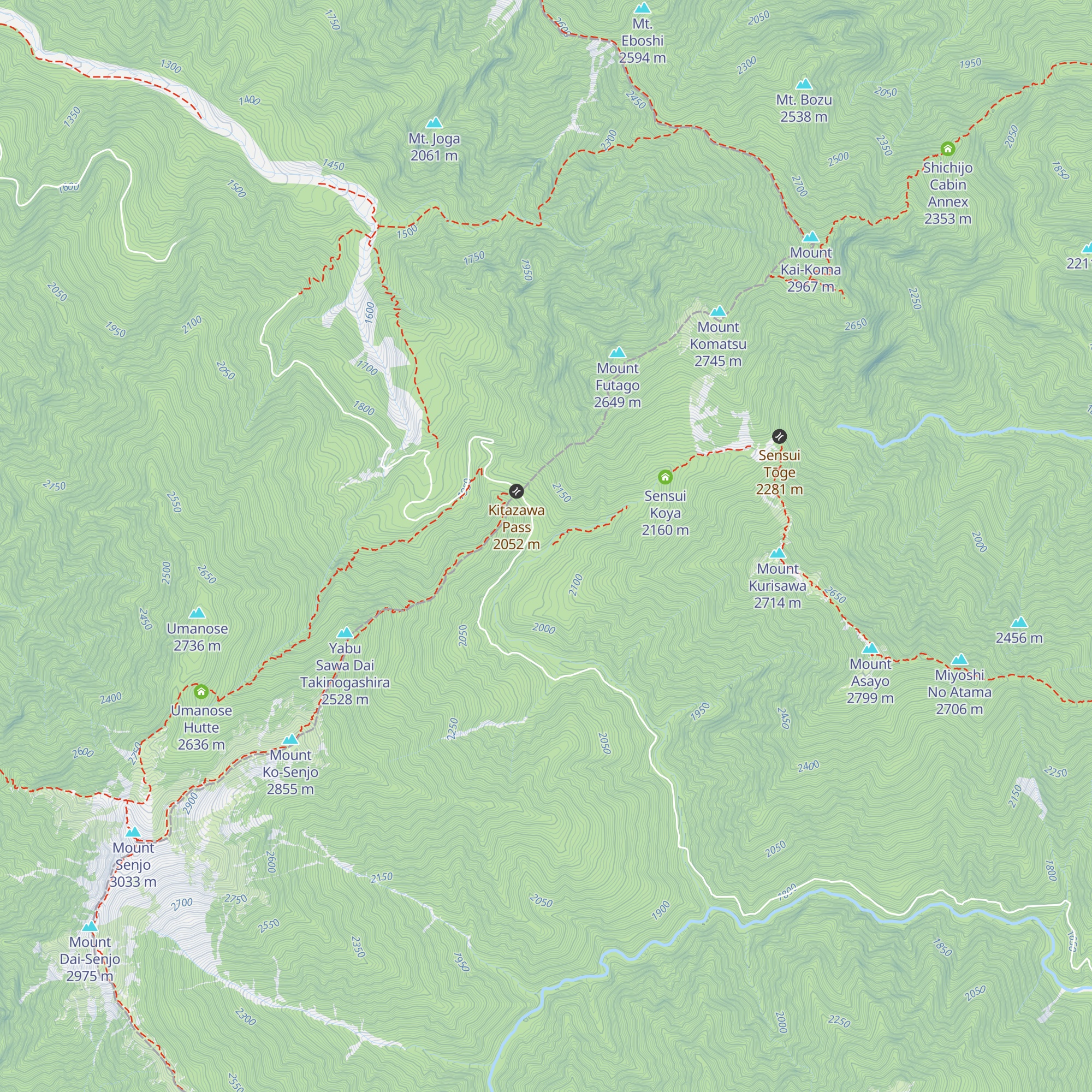 Choegoya map