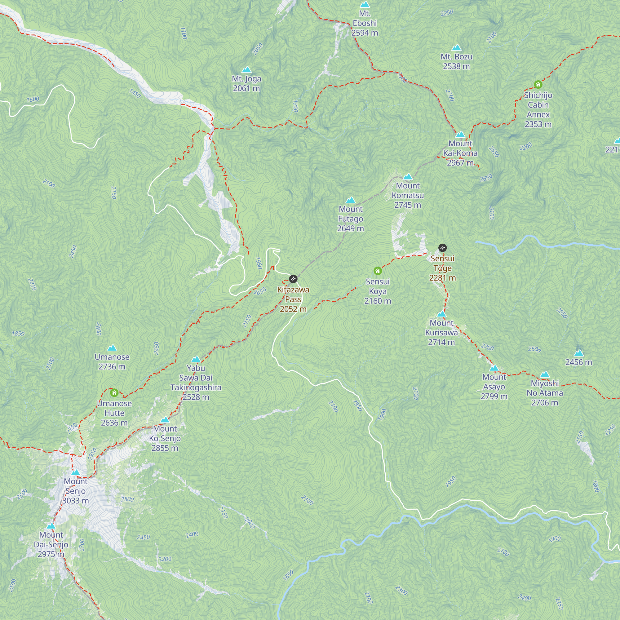 Choegoya map