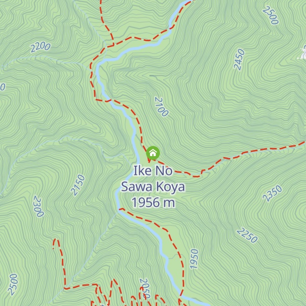 Map of Ike No Sawa Koya