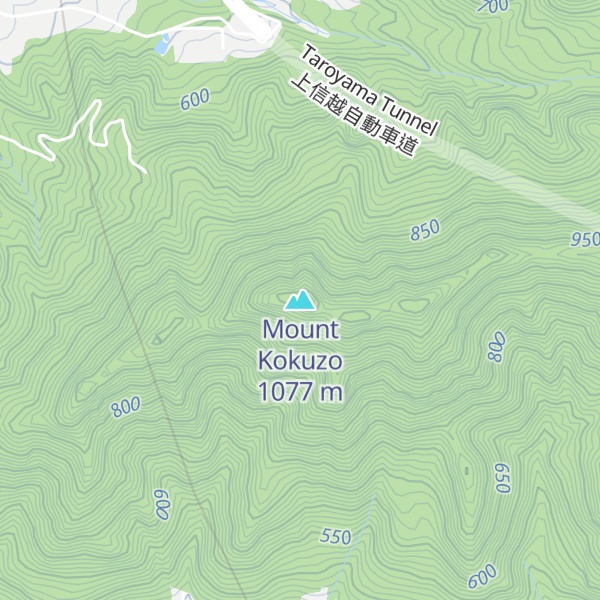 Map of Mount Kokuzo