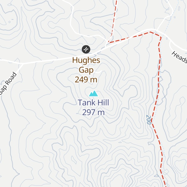Map of Tank Hill