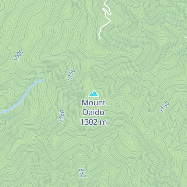 Map of Mount Daido