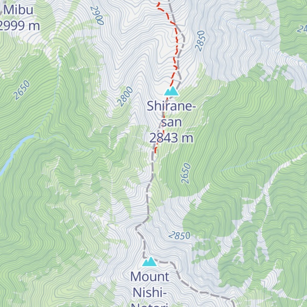 Map of Notori Hut