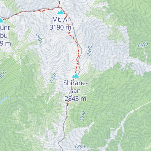 Map of Shirane-san
