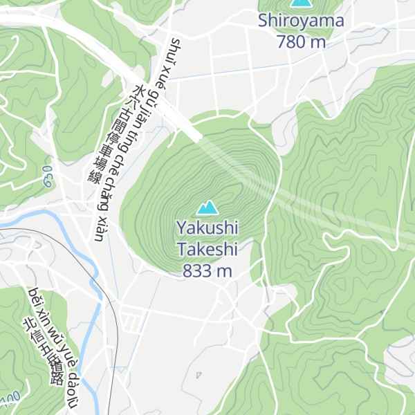 Map of Yakushi Takeshi
