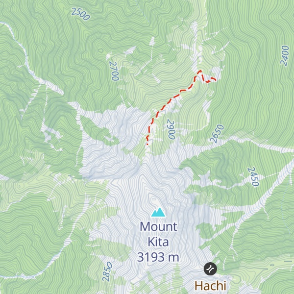 Map of Kita-dake Kata-no-koya