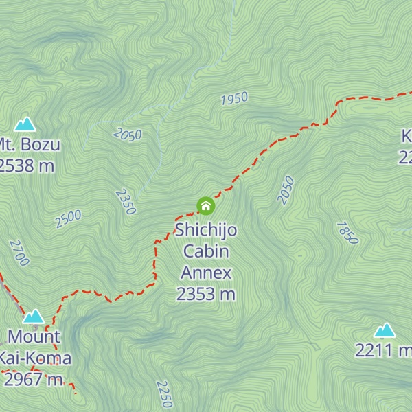 Map of Shichijo Cabin Annex