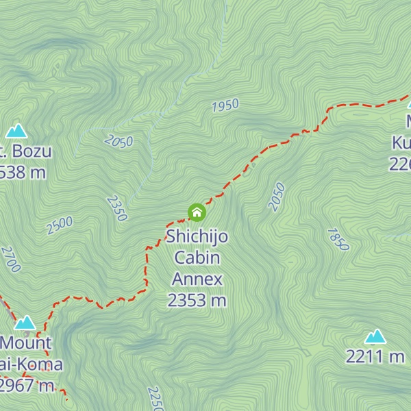 Map of Shichijo Cabin