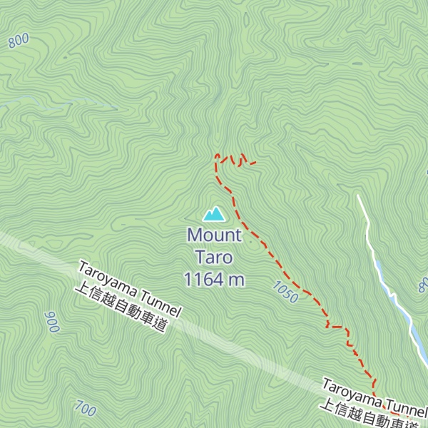 Map of Mount Taro