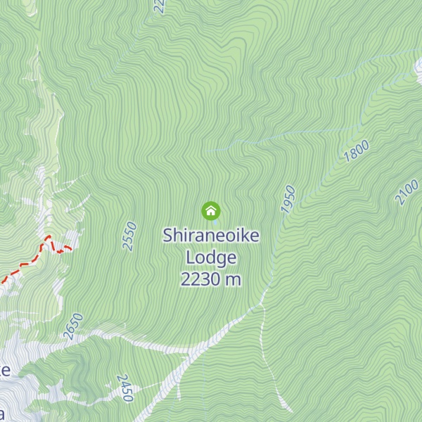 Map of Shiraneoike Lodge