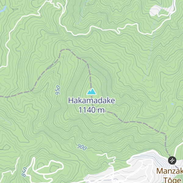 Map of Hakamadake