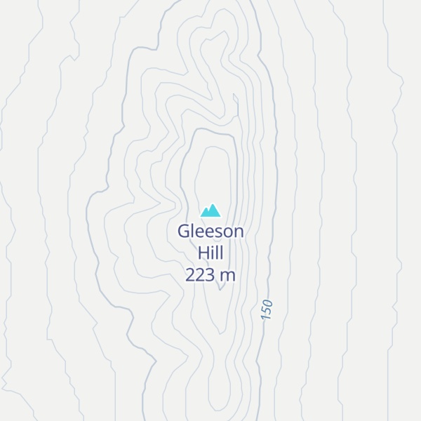 Map of Gleeson Hill