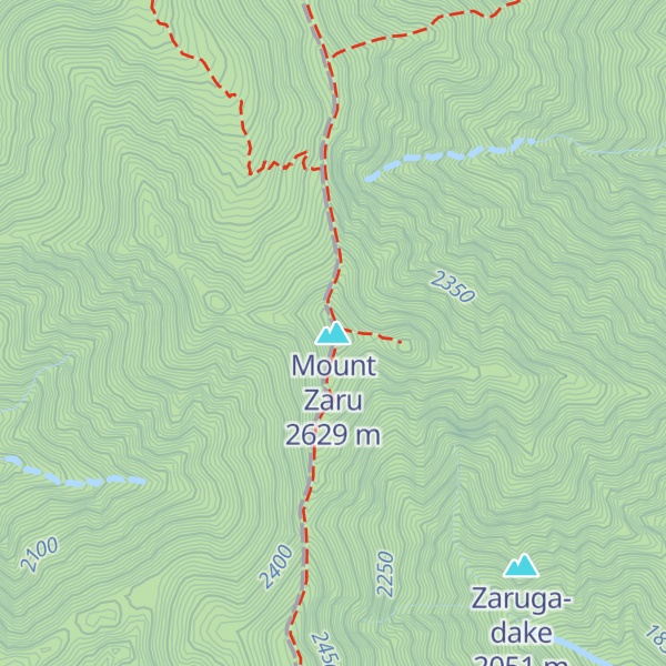 Map of Mount Zaru
