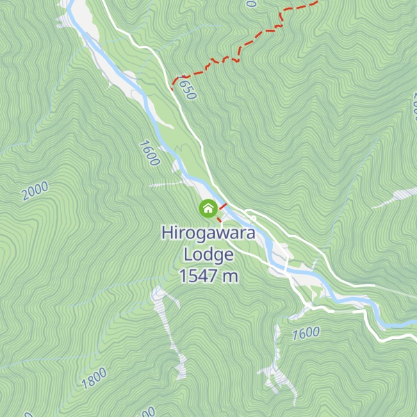 Map of Hirogawara Lodge