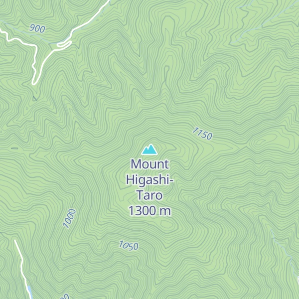 Map of Mount Higashi-Taro