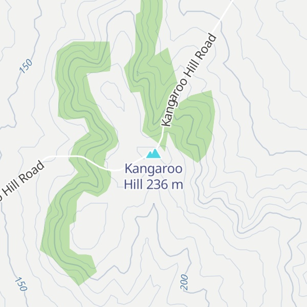 Map of Kangaroo Hill
