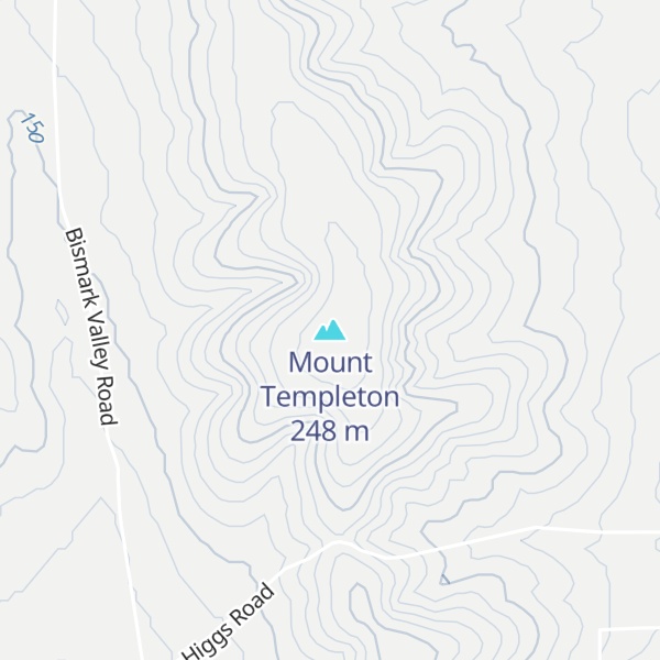 Map of Mount Templeton