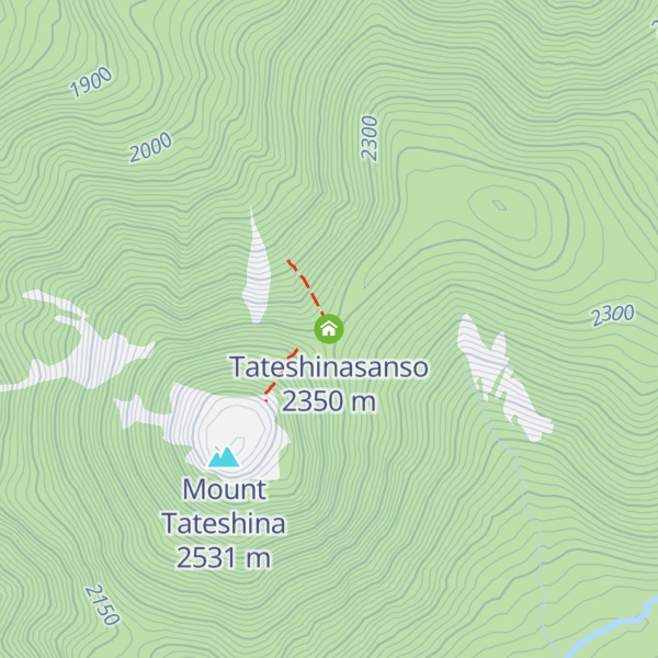 Map of Tateshinasanso