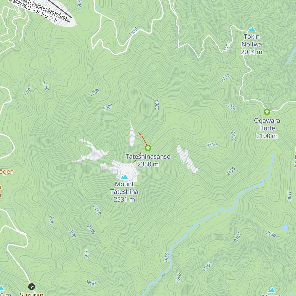 Tateshinasanso map