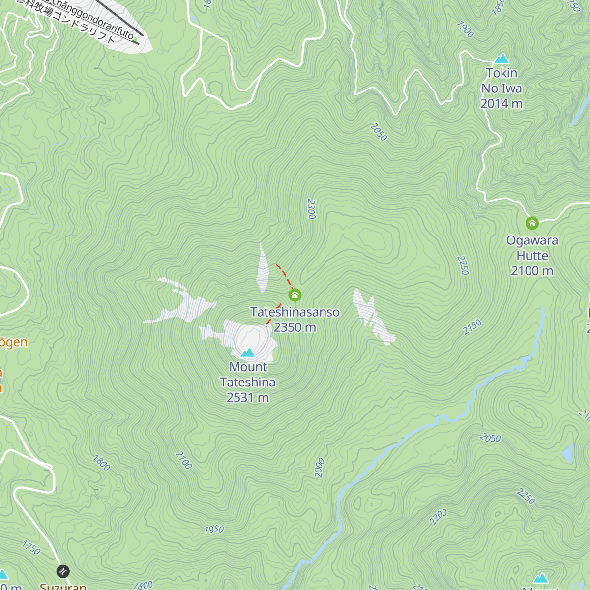 Tateshinasanso map