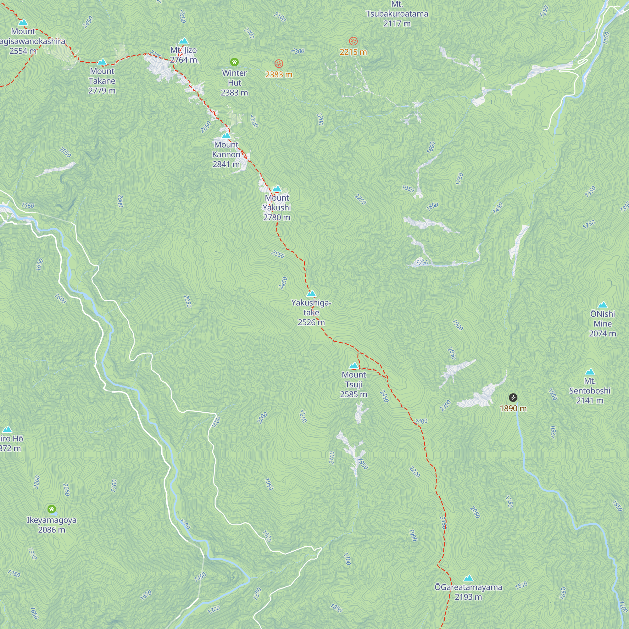 Minamiomuro Goya map