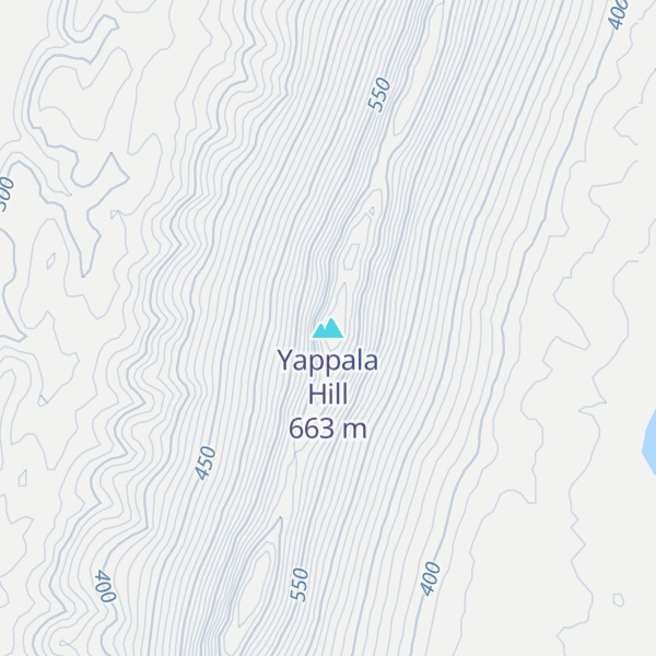 Map of Yappala Hill
