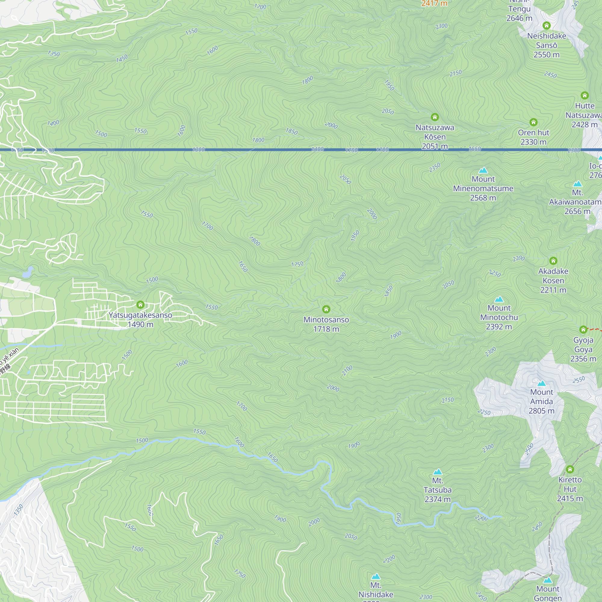 Yamanokomura map