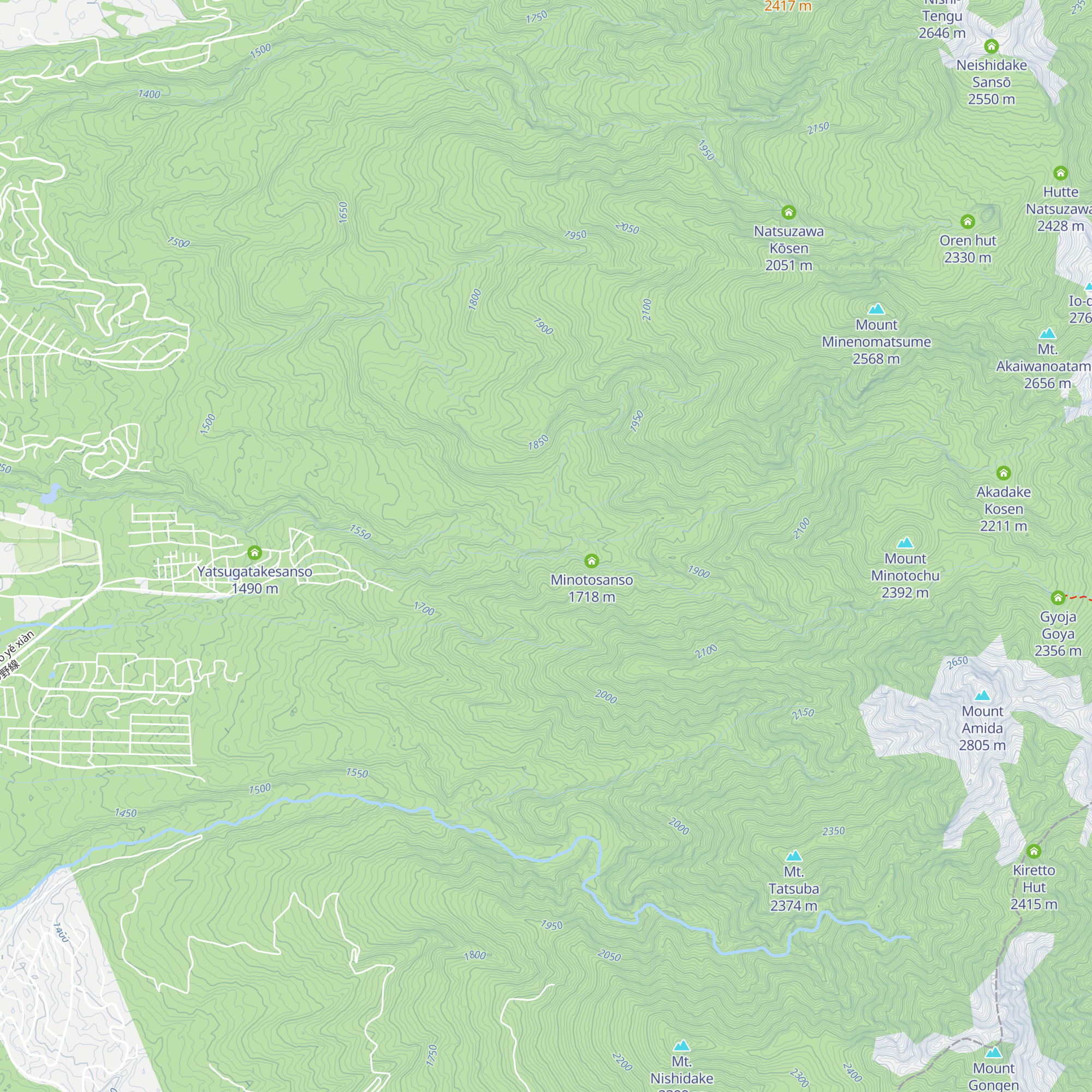 Yamanokomura map