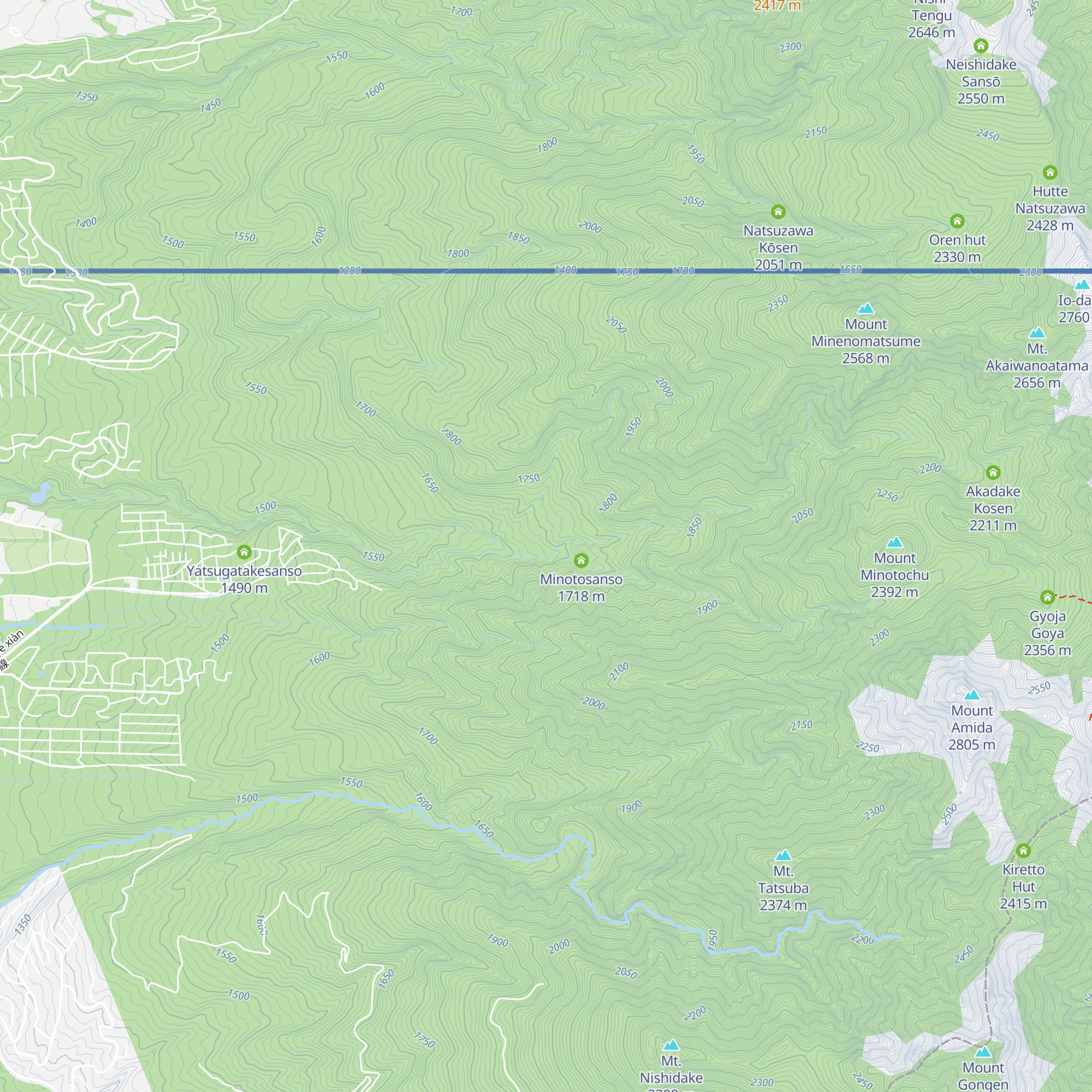 Akadakesanso map