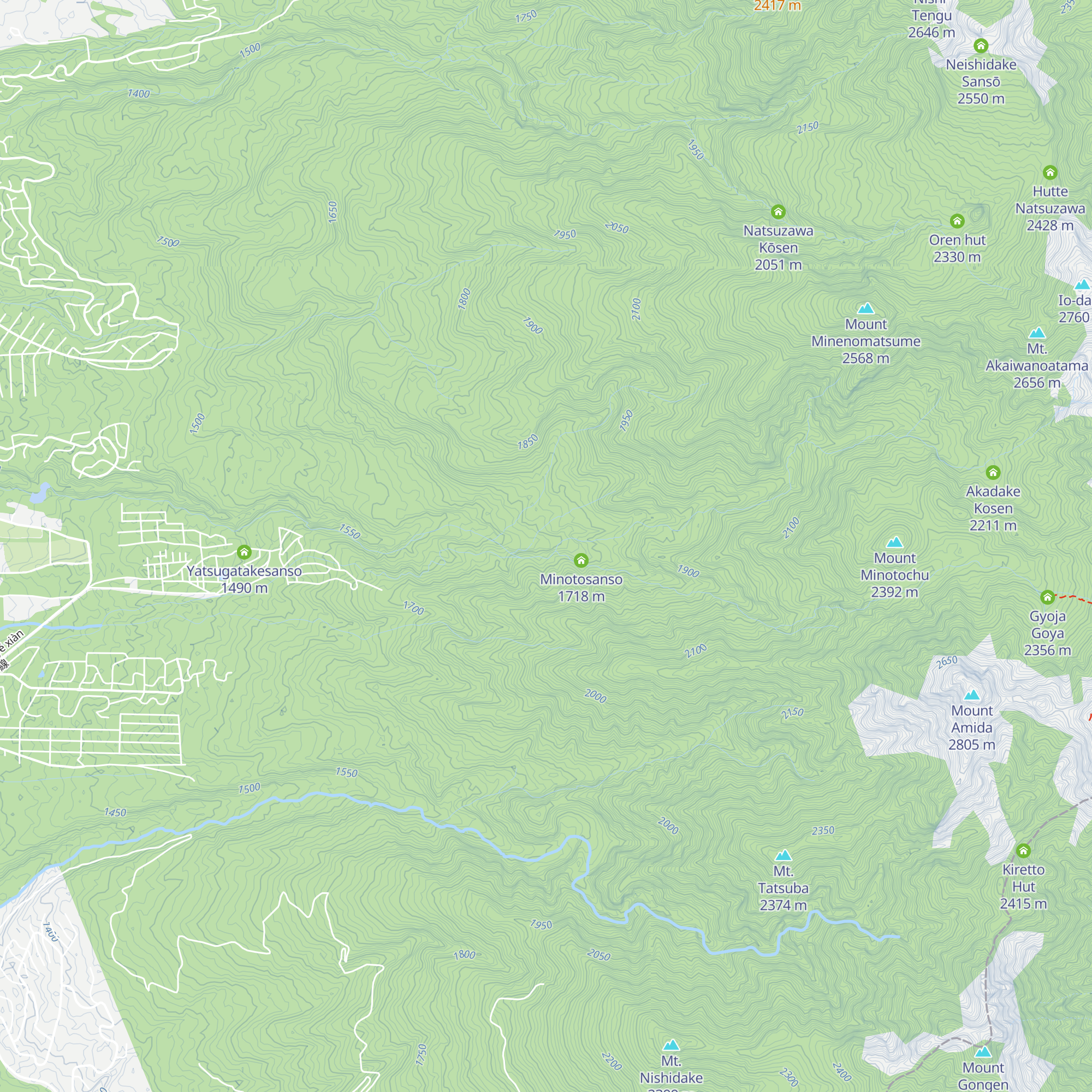 Akadakesanso map
