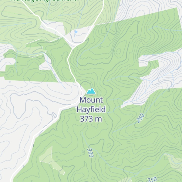 Map of Mount Hayfield