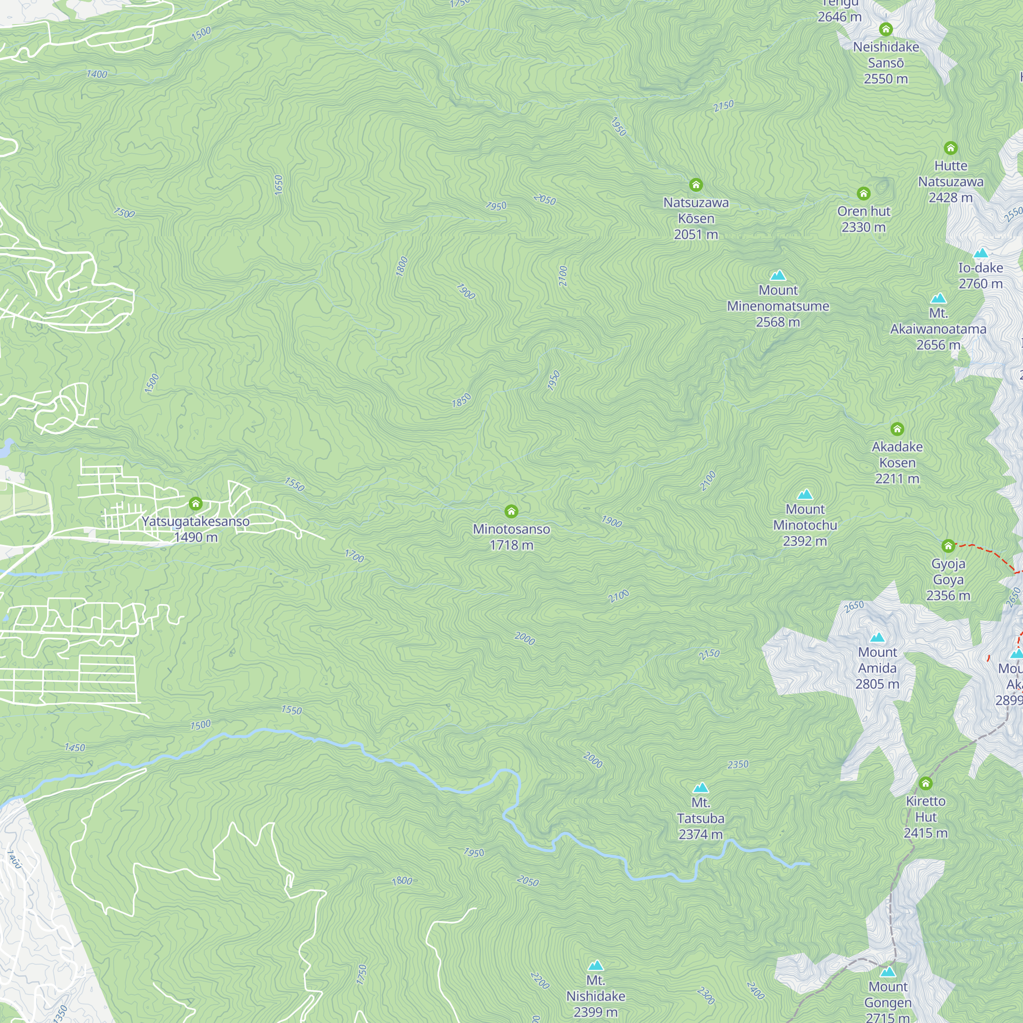 Minotosanso map