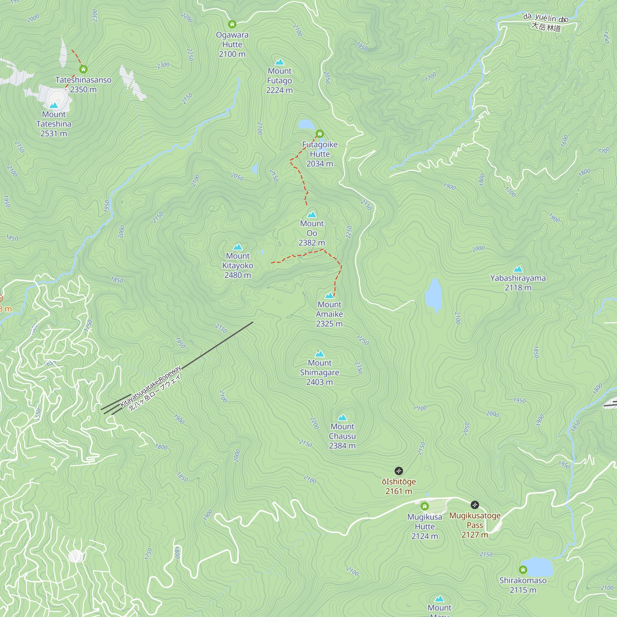 Shimagaresanso map
