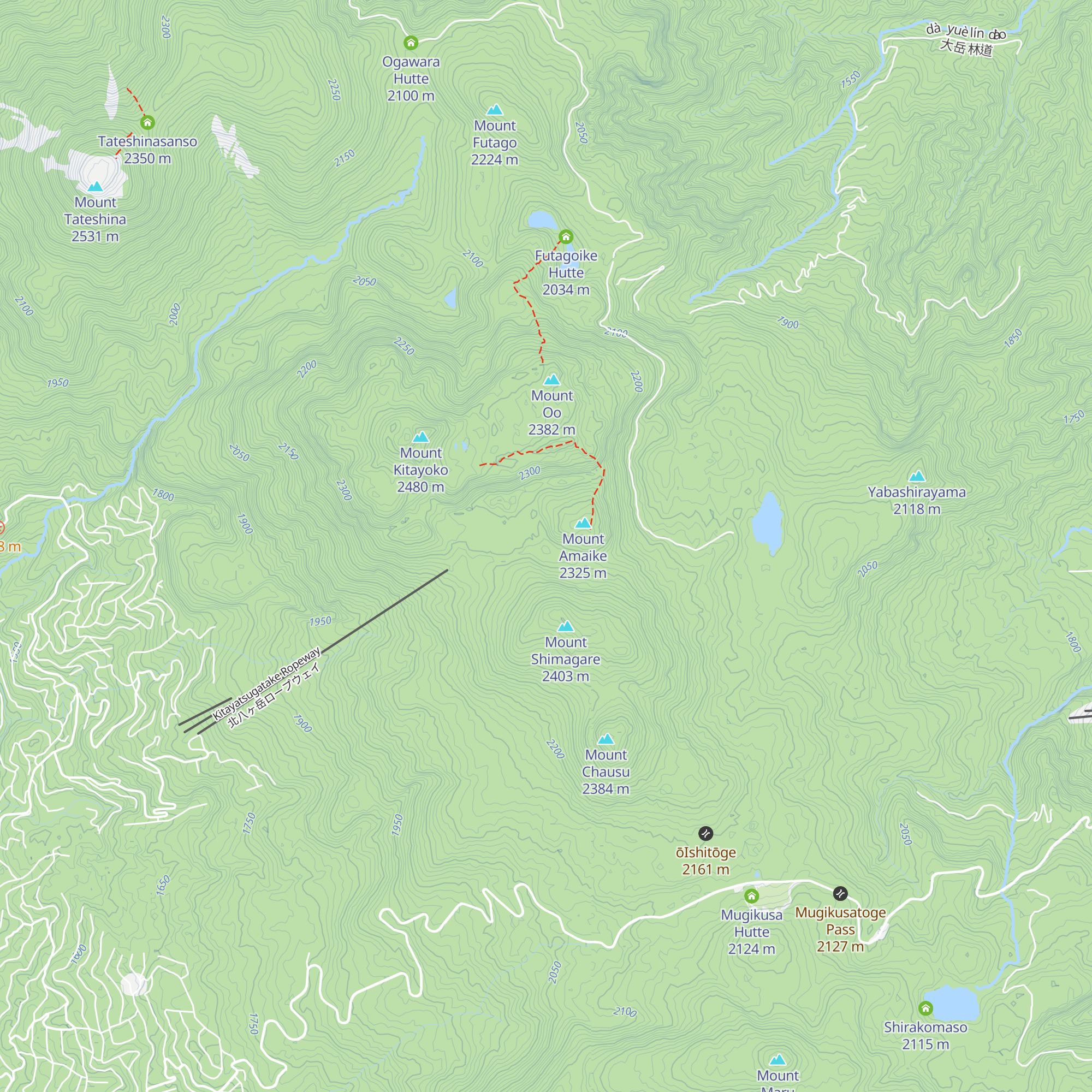 Shimagaresanso map