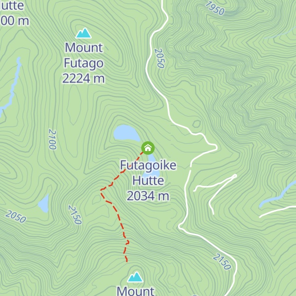 Map of Futagoike Hutte