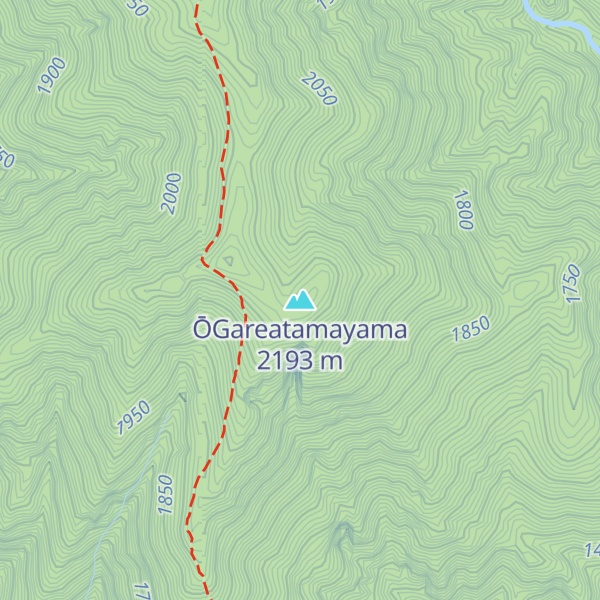 Map of ŌGareatamayama