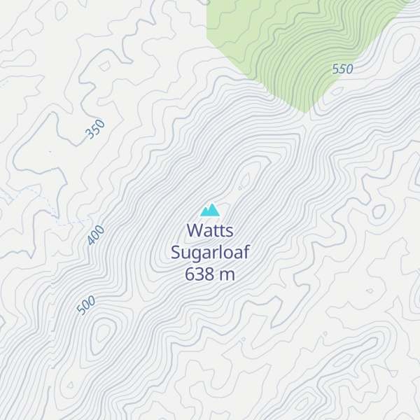 Map of Watts Sugarloaf