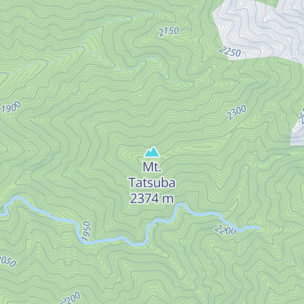 Map of Mt. Tatsuba