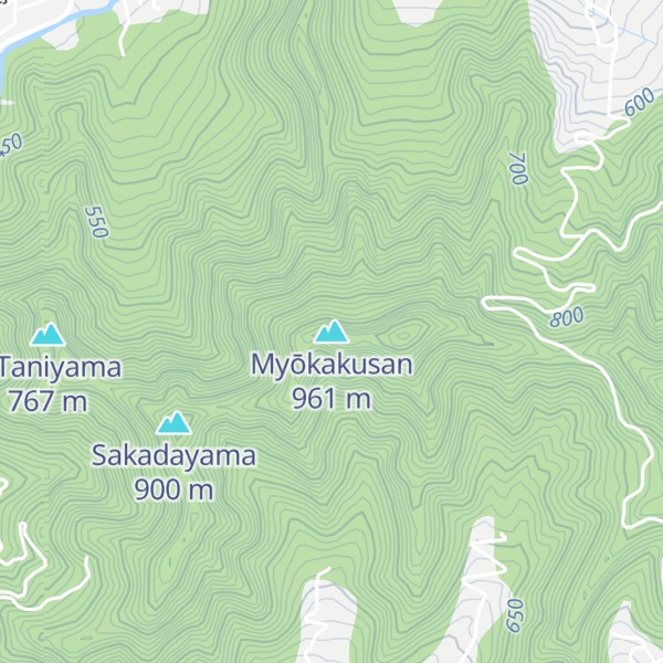 Map of Myōkakusan