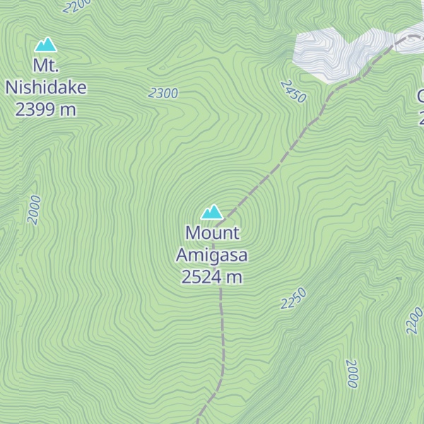 Map of Mount Amigasa
