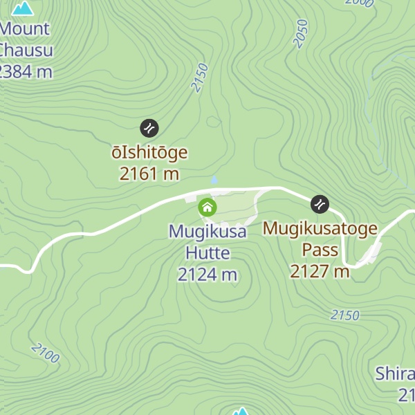 Map of Mugikusa Hutte
